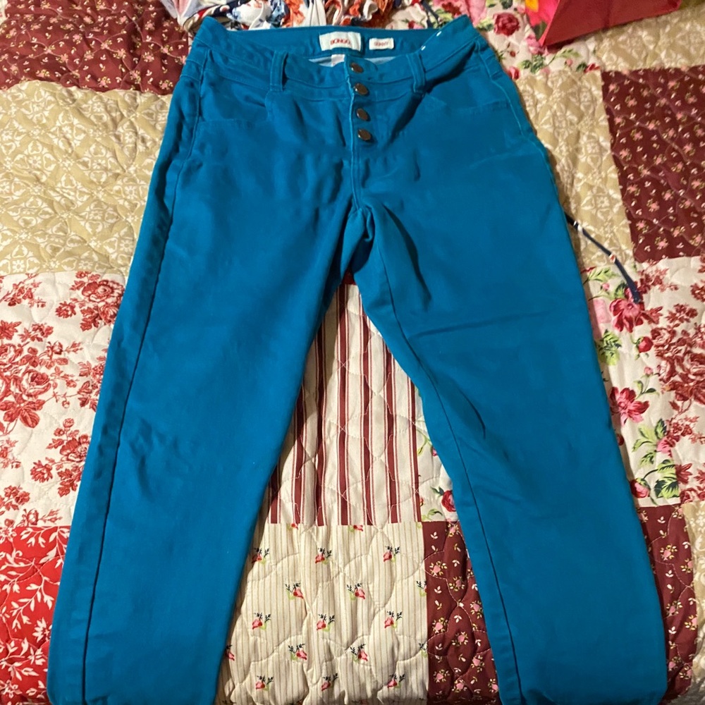 Teal pants